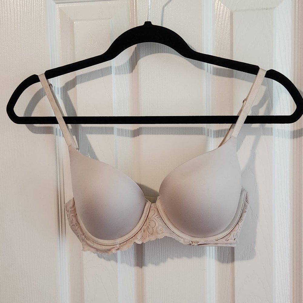AERIE REAL SUNNIE DEMI PUSH UP BRA